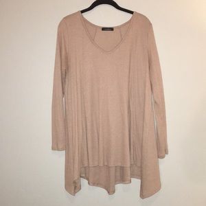 Tan tunic. Size small.